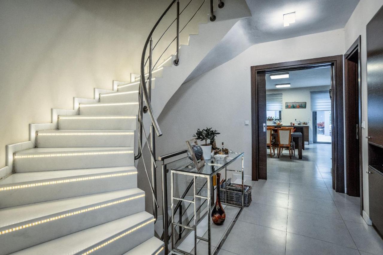 Luxury Villa Hestia Grey With Private Pool Rethymno  Exterior photo